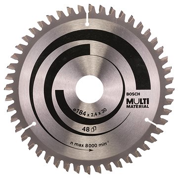 

BOSCH Pilový kotouč Multi Material 184 × 30 × 2,4 mm 2.608.640.506