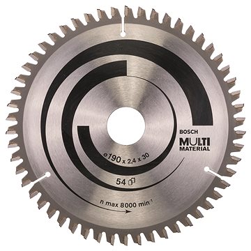 

BOSCH Pilový kotouč Multi Material 190 × 30 × 2,4 mm 2.608.640.509