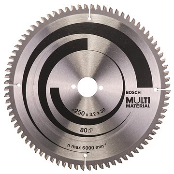 

BOSCH Pilový kotouč Multi Material 250 × 30 × 3,2 mm 2.608.640.516