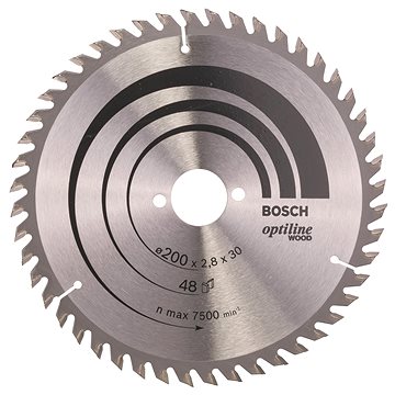 

BOSCH Pilový kotouč Optiline Wood 200 × 30 × 2,8 mm, 48 2.608.640.620