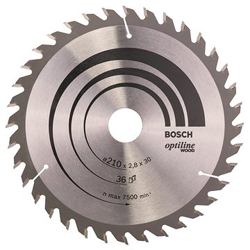 

BOSCH Pilový kotouč Optiline Wood 210 × 30 × 2,8 mm, 36 2.608.640.622