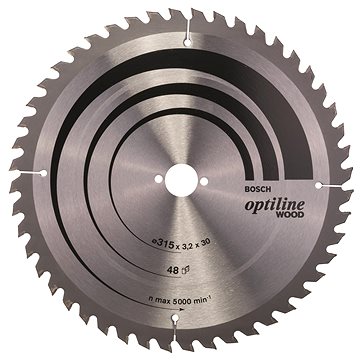 

BOSCH Pilový kotouč Optiline Wood 315 × 30 × 3,2 mm, 48 2.608.640.673