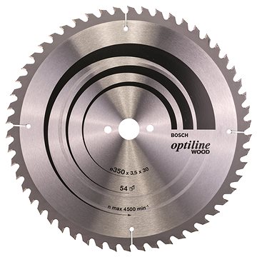 

BOSCH Pilový kotouč Optiline Wood 350 × 30 × 3,5 mm, 54 2.608.640.674