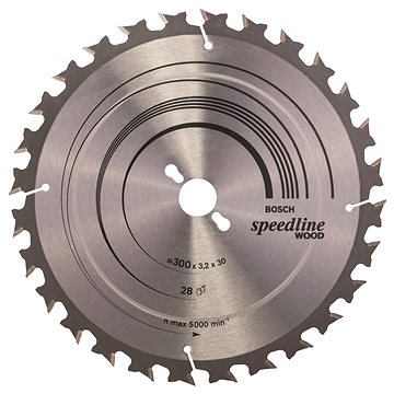 

BOSCH Pilový kotouč Speedline Wood 300 × 30 × 3,2 mm, 28 2.608.640.681