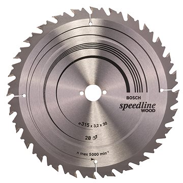 

BOSCH Pilový kotouč Speedline Wood 315 × 30 × 3,2 mm, 28 2.608.640.682