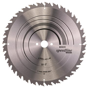 

BOSCH Pilový kotouč Speedline Wood 350 × 30 × 3,5 mm, 32 2.608.640.683