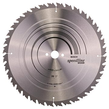 

BOSCH Pilový kotouč Speedline Wood 400 × 30 × 3,5 mm, 36 2.608.640.684
