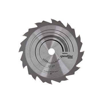 

BOSCH Pilový kotouč Speedline Wood 160 × 16 × 2,2 mm, 12 2.608.640.784