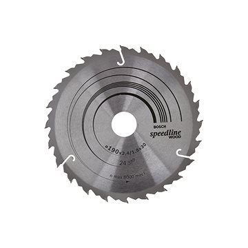

BOSCH Pilový kotouč Speedline Wood 190 × 30 × 2,4 mm, 24 2.608.640.801
