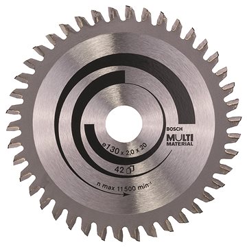 

BOSCH Pilový kotouč Multi Material 130 × 20/16 × 2,0 mm 2.608.641.195