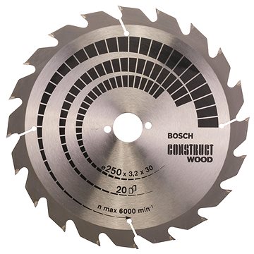 

BOSCH Pilový kotouč Construct Wood 250 × 30 × 3,2 mm 2.608.641.774