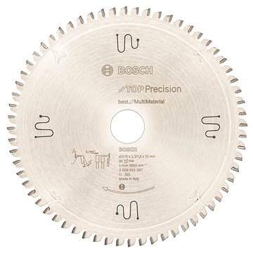 

BOSCH Top Precision Best for Multi Material 216 × 30 × 2,3 mm, 64 2.608.642.097