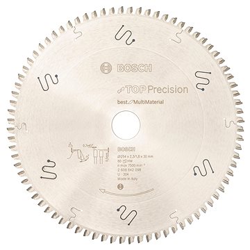 

BOSCH Top Precision Best for Multi Material 254 × 30 × 2,3 mm, 80 2.608.642.098