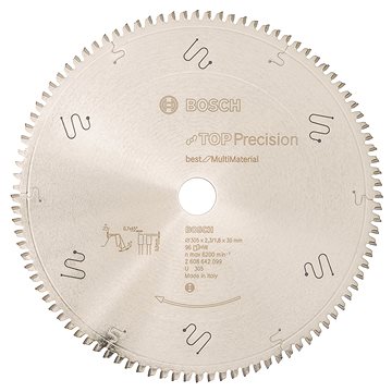 

BOSCH Top Precision Best for Multi Material 305 × 30 × 2,3 mm, 96 2.608.642.099