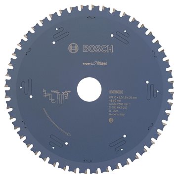 

BOSCH Pilový kotouč do okružních pil Expert for Steel 210 × 30 × 2,0 mm, 48 2.608.643.057