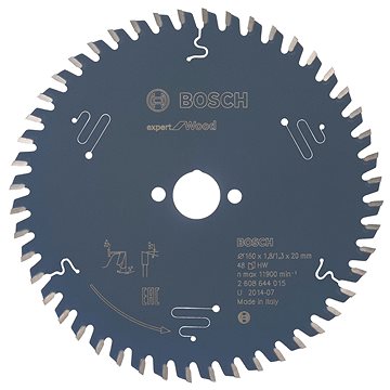 

BOSCH Pilový kotouč Expert for Wood 160 × 20 × 1,8 mm, 48 2.608.644.015