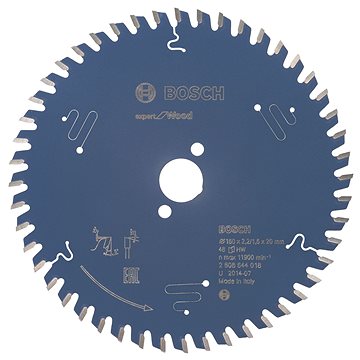 

BOSCH Pilový kotouč Expert for Wood 160 × 20 × 2,2 mm, 48 2.608.644.018