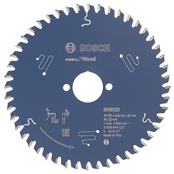 

BOSCH Pilový kotouč Expert for Wood 165 × 30 × 2,6 mm, 48 2.608.644.027