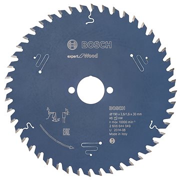 

BOSCH Pilový kotouč Expert for Wood 190 × 30 × 2,6 mm, 48 2.608.644.049