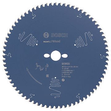 

BOSCH Pilový kotouč Expert for Wood 315 × 30 × 2,4 mm, 72 2.608.644.081