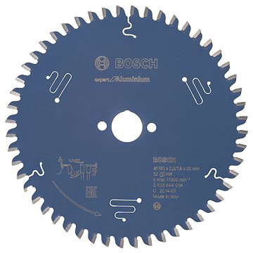 

BOSCH Pilový kotouč Expert for Aluminium 160 × 20 × 2,2 mm, 52 2.608.644.094