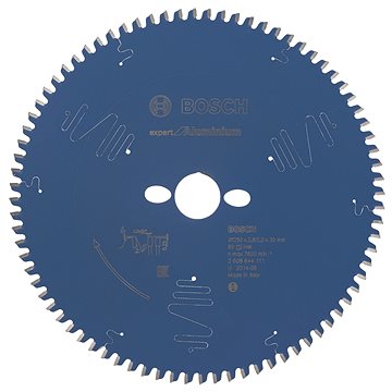 

BOSCH Pilový kotouč Expert for Aluminium 250 × 30 × 2,8 mm, 80 2.608.644.111