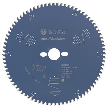 

BOSCH Pilový kotouč Expert for Aluminium 260 × 30 × 2,8 mm, 80 2.608.644.113