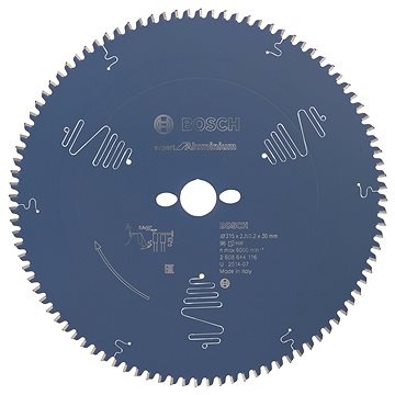

BOSCH Pilový kotouč Expert for Aluminium 315 × 30 × 2,8 mm, 96 2.608.644.116