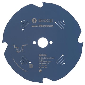 

BOSCH Pilový kotouč Expert for Fibre Cement 160 × 20 × 2,2 mm, 4 2.608.644.121