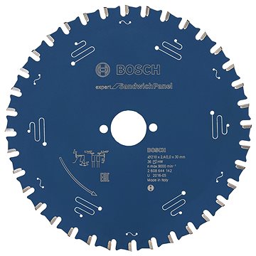 

BOSCH Pilový kotouč Expert for Sandwich Panel 210 × 30 × 2,4 mm, 36 2.608.644.142