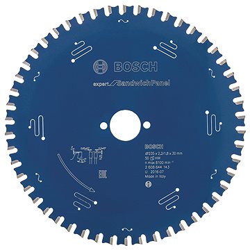 

BOSCH Pilový kotouč Expert for Sandwich Panel 235 × 30 × 2,2 mm, 50 2.608.644.143
