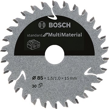 

BOSCH Pilový kotouč Standard for Multi Material pro aku pily 85 × 1,5/1 × 15 T30 2.608.837.752