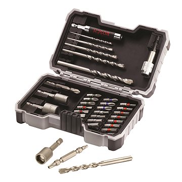 

BOSCH 35dílná sada spirálových vrtáků CYL-3 a šroubovacích nástavců Extra Hard