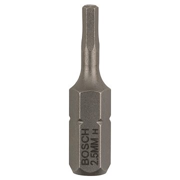 

BOSCH Šroubovací bit zvlášť tvrdý Extra-Hart HEX 2,5, 25 mm 2.607.001.720