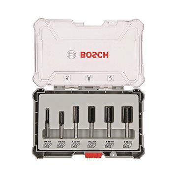 

BOSCH Sada fréz, 6 ks, drážkovací frézy s 8mm vřetenem 2.607.017.466