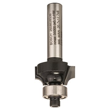 

BOSCH fréza, 8 mm, R1 4 mm, L 10,5 mm, G 53 mm 2.608.628.339
