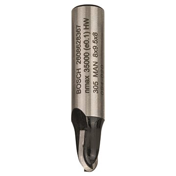 

BOSCH Žlábkovací fréza, 8 mm, R1 4 mm, D 8 mm, L 9,2 mm, G 40 mm 2.608.628.367