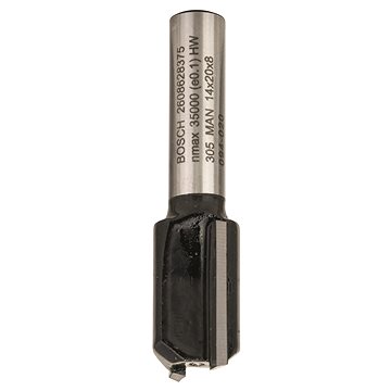 

BOSCH Drážkovací fréza, 8 mm, D1 14 mm, L 19,6 mm, G 51 mm 2.608.628.375
