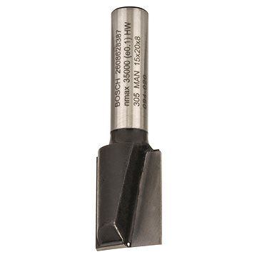 

BOSCH Drážkovací fréza, 8 mm, D1 15 mm, L 19,6 mm, G 51 mm 2.608.628.387