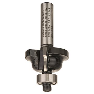 

BOSCH Fréza na tvorbu hran B, 8 mm, R1 4 mm, B 8 mm, L 12,4 mm, G 54 mm 2.608.628.394
