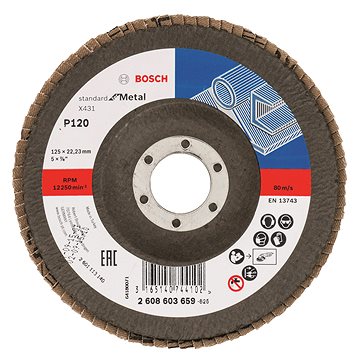 

BOSCH Lamelový brusný kotouč X431, Standard for Metal 2.608.603.659