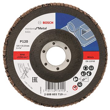 

BOSCH Lamelový brusný kotouč X431, Standard for Metal 2.608.603.719