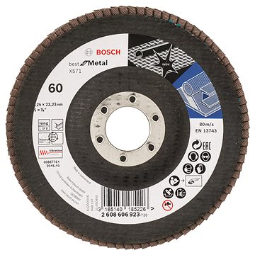 

BOSCH Lamelový brusný kotouč X571, Best for Metal 2.608.606.923
