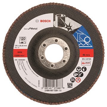 

BOSCH Lamelový brusný kotouč X571, Best for Metal 2.608.607.329