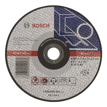 

BOSCH Dělicí kotouč rovný Expert for Metal A 30 S BF, 180 mm, 3,0 mm 2.608.600.321