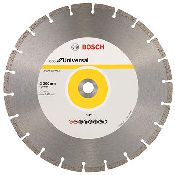 

BOSCH Diamantový dělicí kotouč ECO For Universal 300 × 20 × 3,2 × 8 mm 2.608.615.032