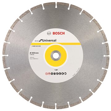 

BOSCH Diamantový dělicí kotouč ECO For Universal 350 × 20 × 3,2 × 8 mm 2.608.615.034