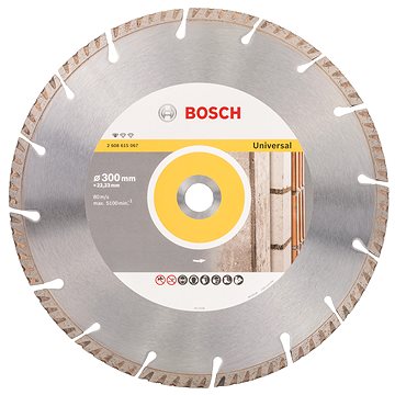 

BOSCH Diamantový dělicí kotouč Standard for Universal 300 × 22,23 2.608.615.067