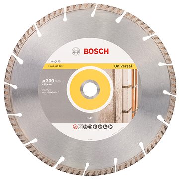 

BOSCH Diamantový dělicí kotouč Standard for Universal 300 × 25,4 2.608.615.069