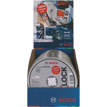

BOSCH X-LOCK Standard for Inox 10 × 125 × 1,6 mm T41 2.608.619.364